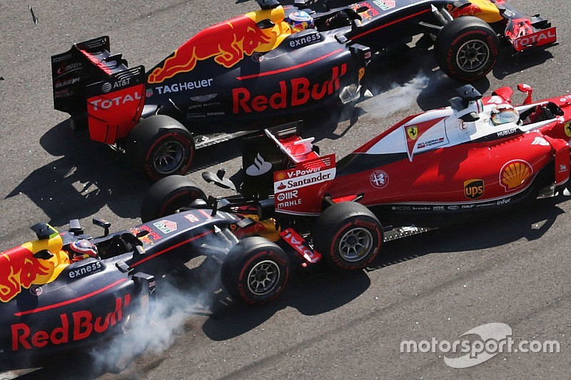 Kvyat zorgt voor chaos: