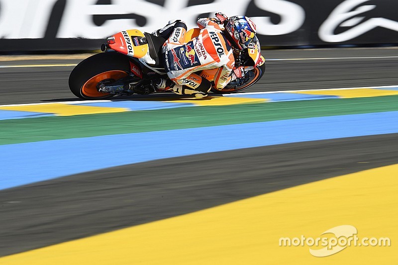 Eerste training GP Frankrijk: Pedrosa voor Lorenzo