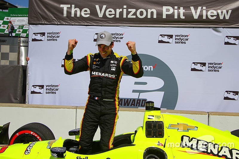 Ad Indianapolis Simon Pagenaud coglie la terza vittoria di fila
