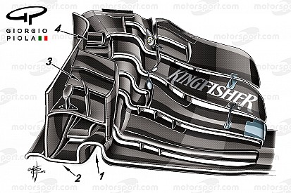 Formel-1-Technik: Der Frontflügel, der Force India wieder nach vorne bringen soll
