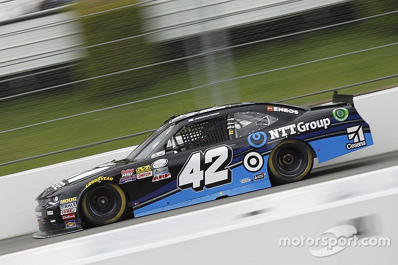 Kyle Larson gewinnt verregnete Xfinity-Premiere in Pocono