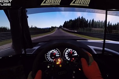 Brutális szimulátoros csapatás a „Zöld pokolban”: Audi R8 LMS GT3