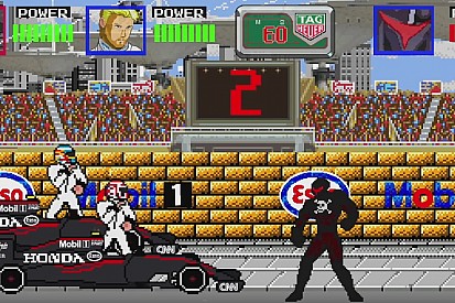 Hatalmas: Alonso és Button egy retro videójátékban
