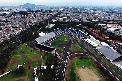 Nagyon komoly: egy drón nézetéből a teljesen megújult mexikói F1-es pálya