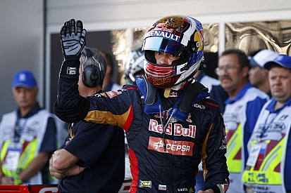 Így örült Kvyat az 5. helyének az orosz időmérőn Szocsiban