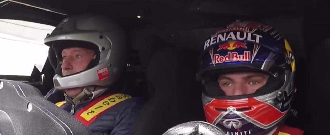 A 17 éves Verstappen ismét elvitte az apját egy körre, ezúttal egy igazi gépállattal Spa-ban!