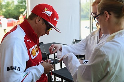 Alagútban való vezetéstől gyorsult Kimi Räikkönen pulzusa a Shell Belga Nagydíj előtt
