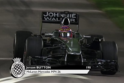 Button újra egy hangos F1-es autóban ülhetett: McLaren MP4-26