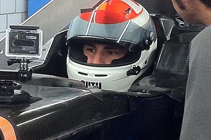 Üléspróbán Sutil a 2014-es Sauberben: Kép