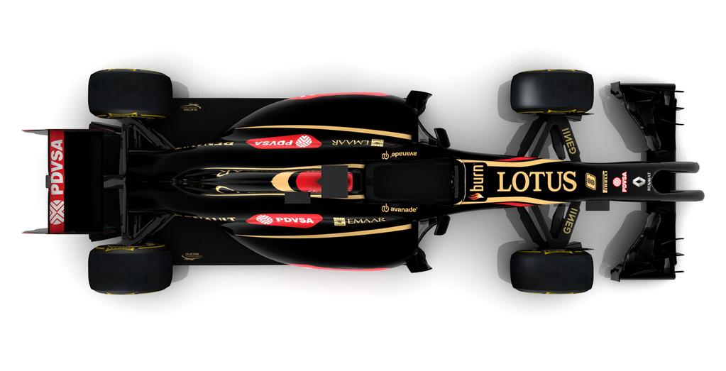 Felülről is megmutatta a 2014-es autóját a Lotus: Új kép az E22-ről