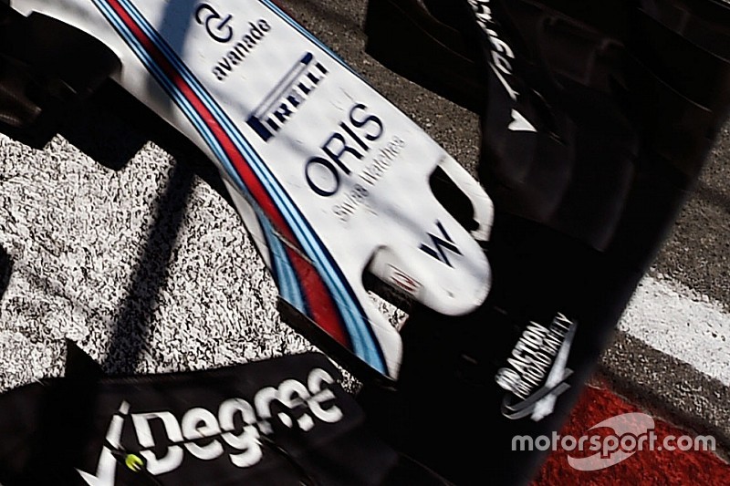 Технический брифинг: пилоны переднего крыла Williams FW38