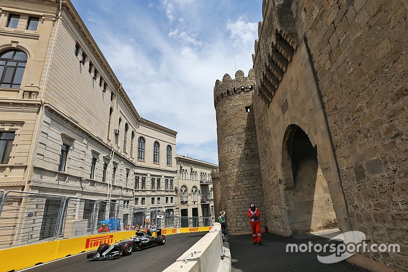 Hamilton over Baku: