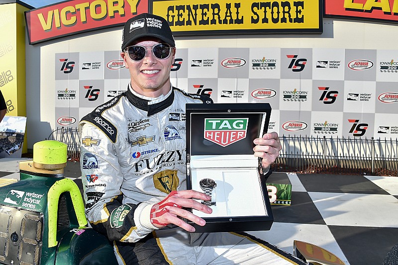 Iowa-Show: Josef Newgarden bezwingt Schmerzen und Gegner