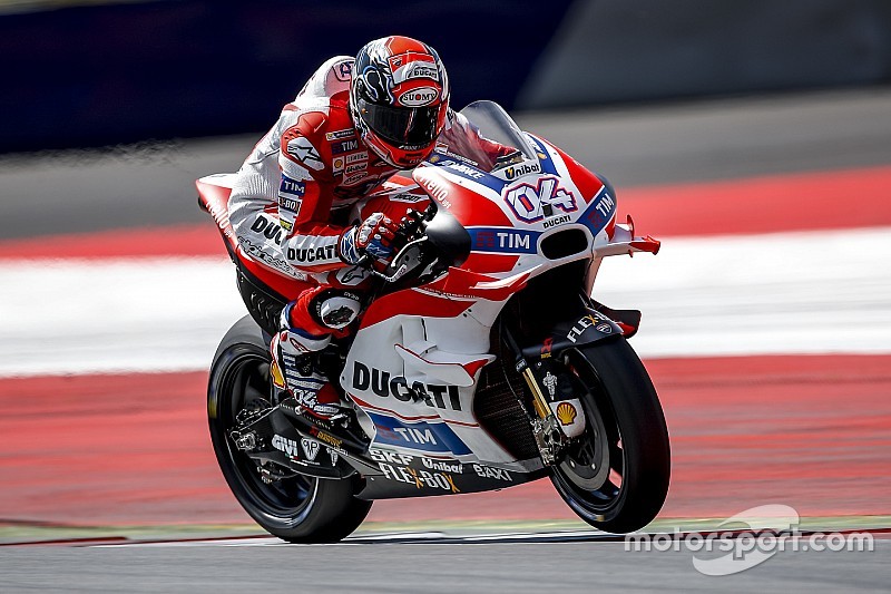 Dovizioso vooraan bij eerste testdag in Oostenrijk