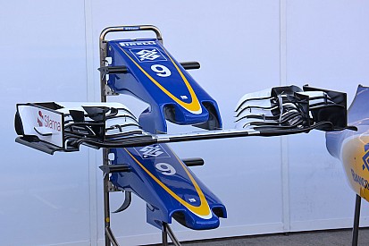 Breve análisis técnico: alerón delantero y morro del Sauber C35