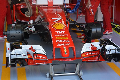 Ferrari: i cestelli dei freni della SF16-H sono asimmetrici