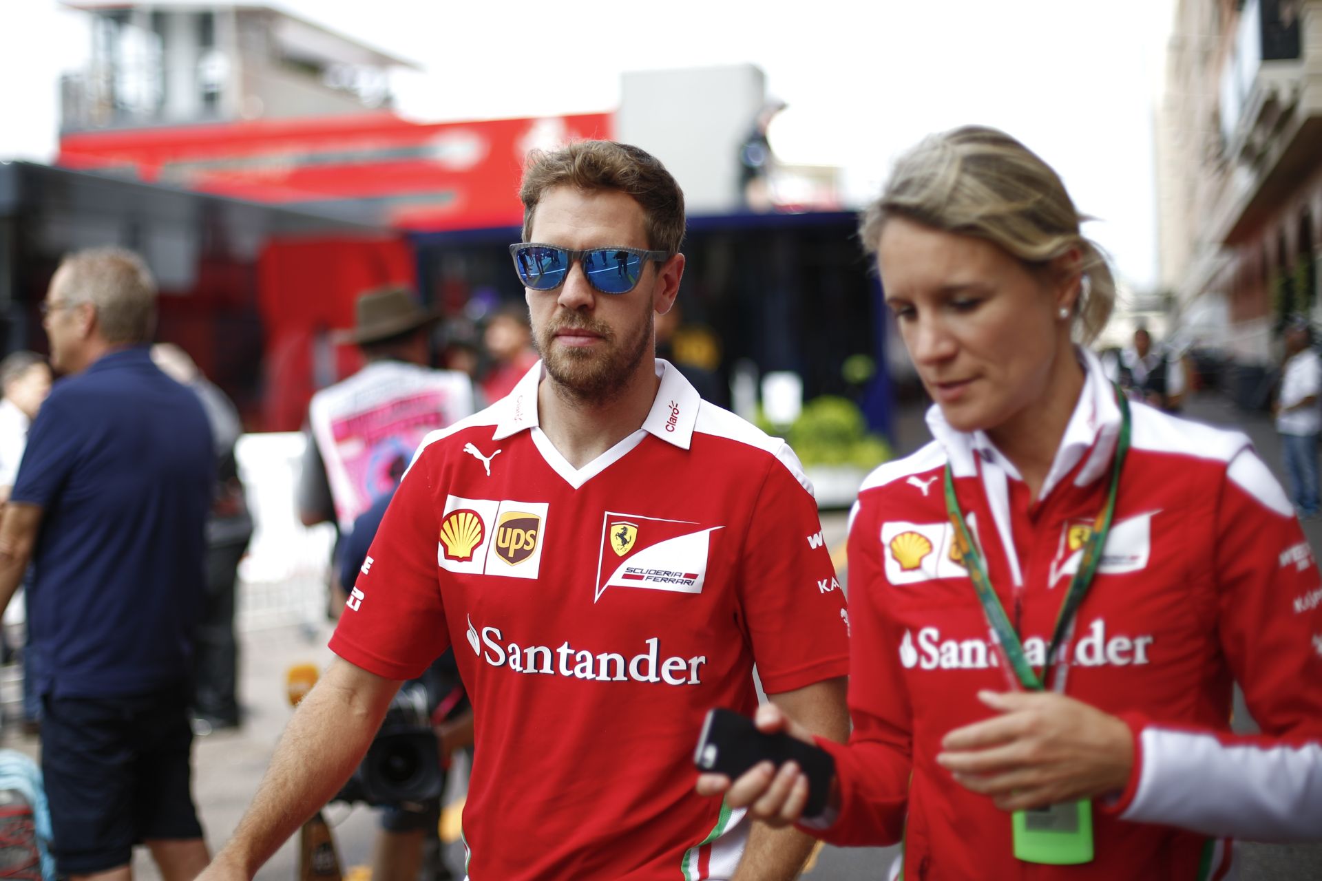 Vettel is találkozott a monacói hercegi párral!