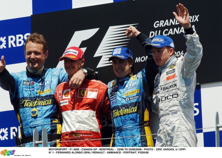 Behozhatatlan rekord: Michael Schumacher 12-szer állt a kanadai dobogón!