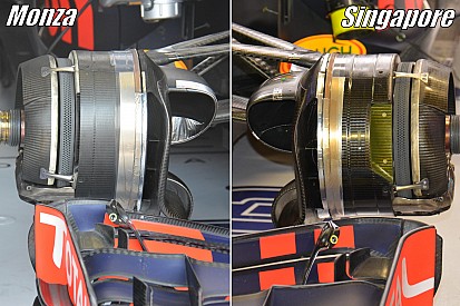 Tech update: Red Bull past brake duct aan voor snikheet Singapore