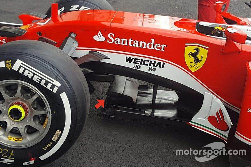 Tech update: Ferrari test opnieuw met splitter winglet
