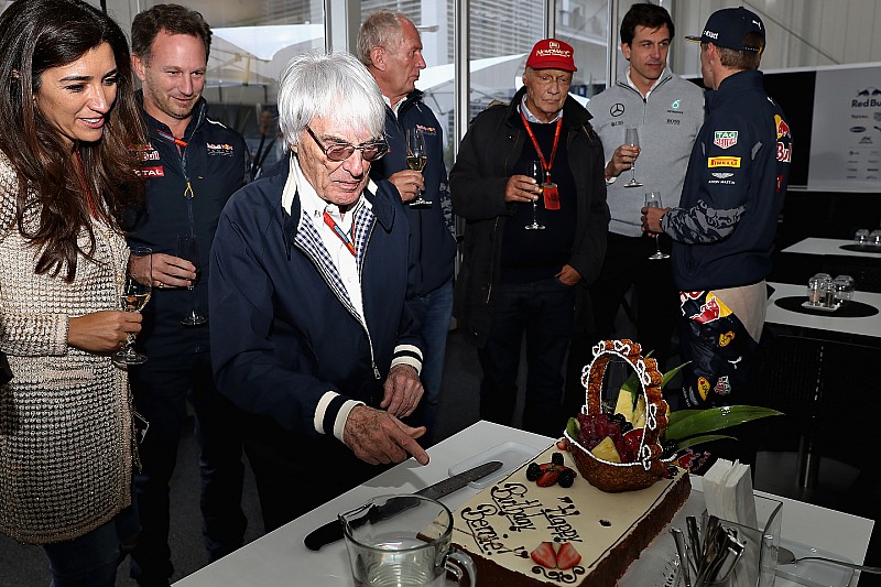 Galería: Ecclestone festeja su cumpleaños en el GP de México