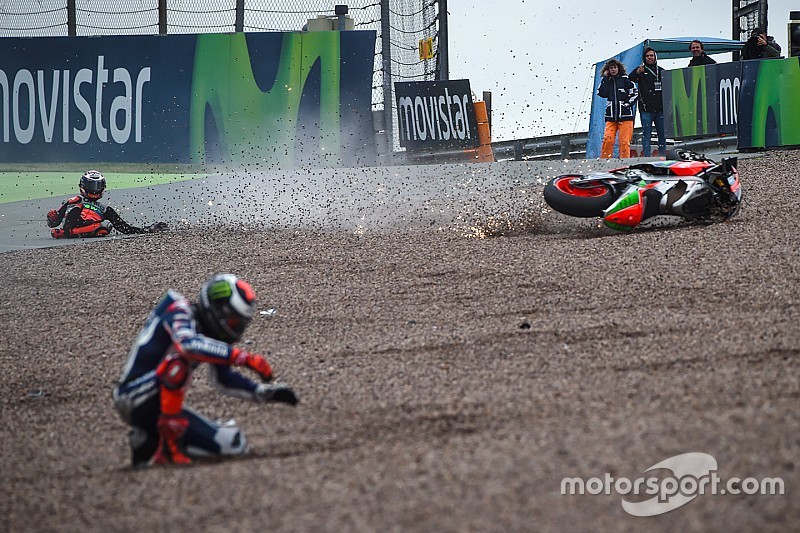 Las mil y una caídas del Mundial de MotoGP