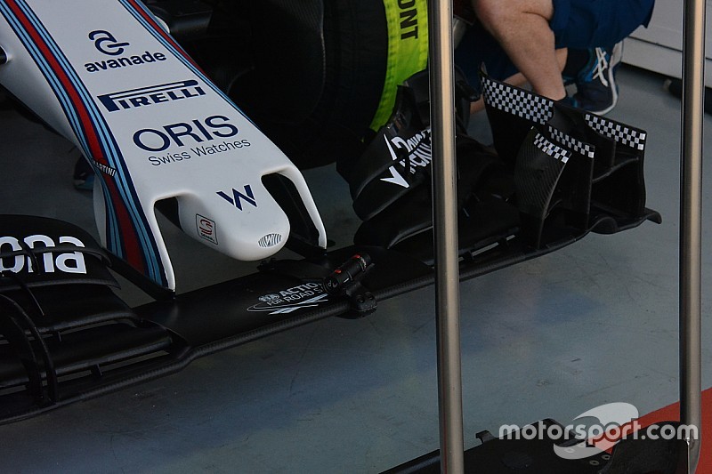 Analisis teknis ringkas: Tes defleksi sayap depan mobil Williams FW38