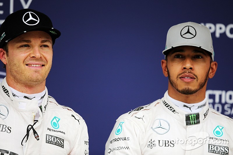 Lewis Hamilton hatte seinen F1-Titelrivalen Nico Rosberg im Qualifying