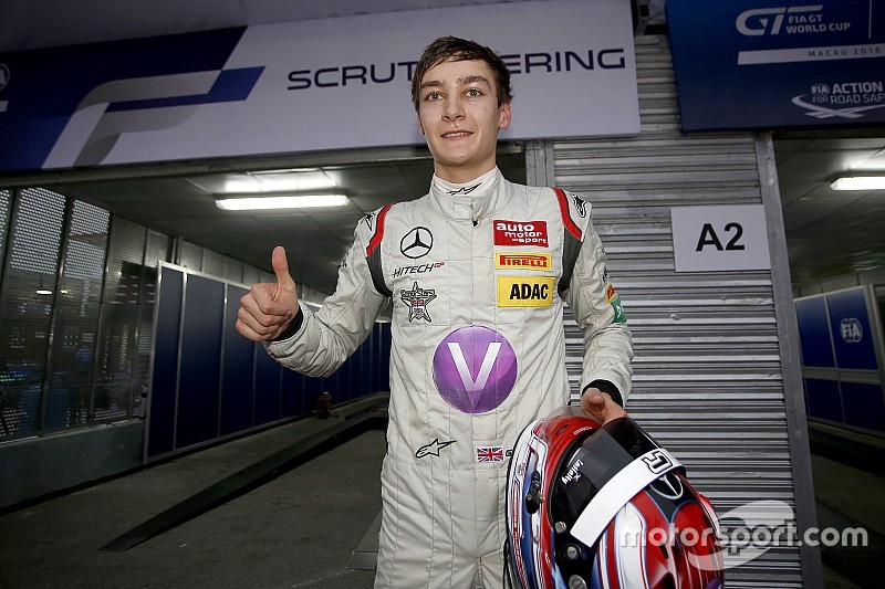 Russell ontwikkelingsrijder bij Mercedes F1 en met ART in GP3