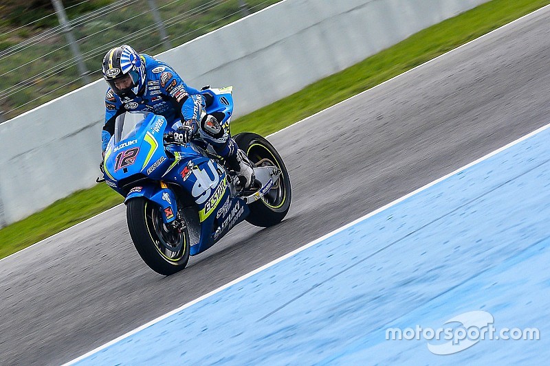 Laatste dag van MotoGP-test Jerez valt in het water