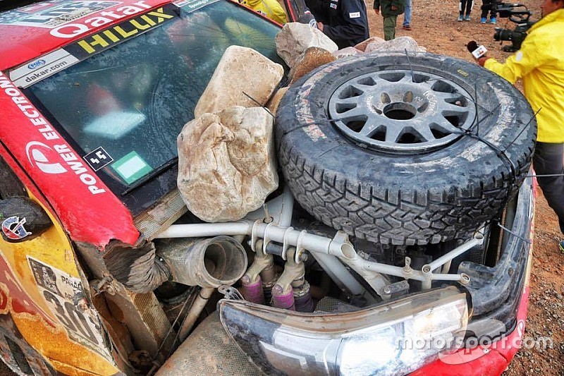 Unfallschäden zu groß: Nasser Al-Attiyah bei Rallye Dakar ausgeschieden