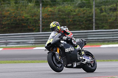 Алеш Эспаргаро остался доволен гоночным темпом Aprilia