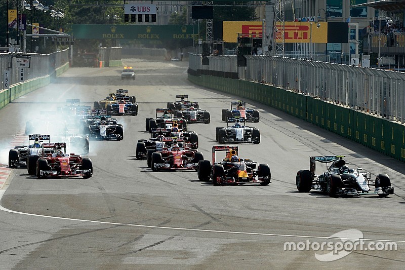 Formel 1 2017 in Baku: Startaufstellung zum GP Aserbaidschan
