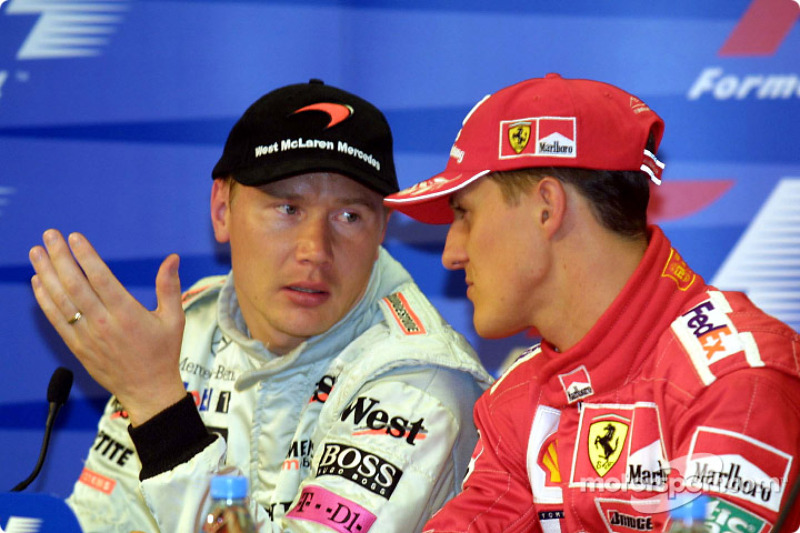 Das Verhältnis von Michael Schumacher und Mika Häkkinen war von Respekt geprägt