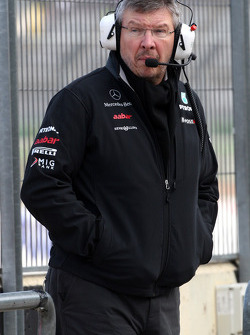 Ross Brawn, director de equipo, Mercedes GP