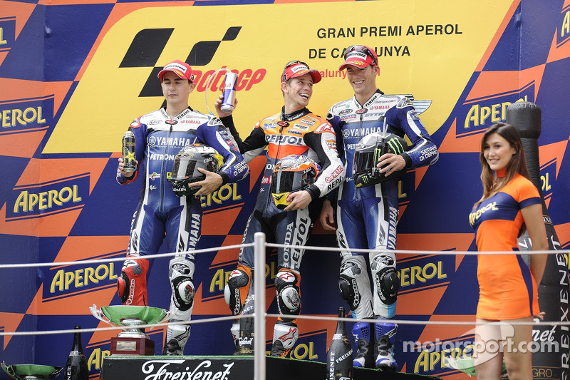 2011: 1. Casey Stoner, 2. Jorge Lorenzo, 3. Ben Spies