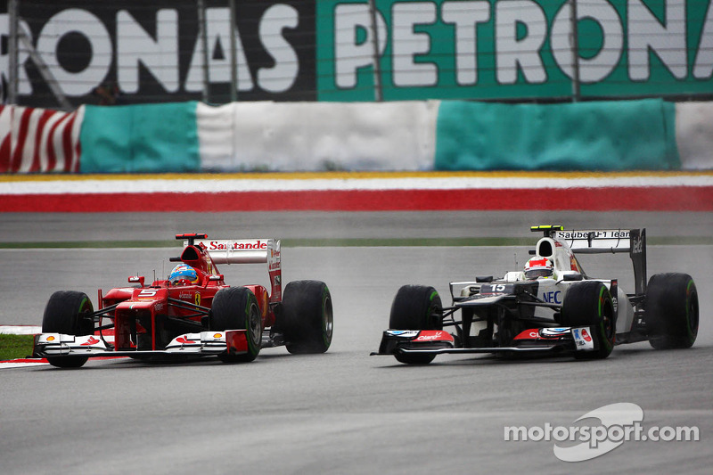 Фернандо Алонсо, Scuderia Ferrari, Серхіо Перес, Sauber F1 Team