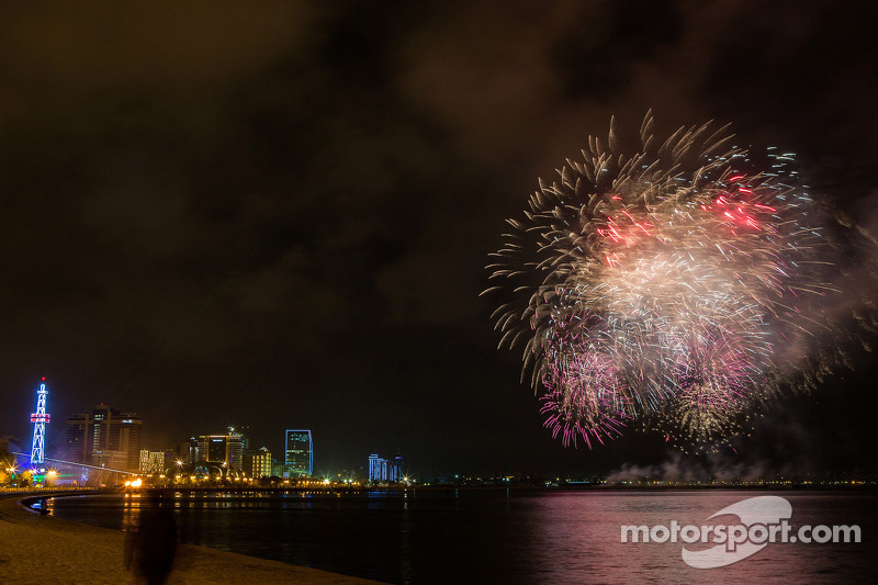 Vuurwerk in Baku