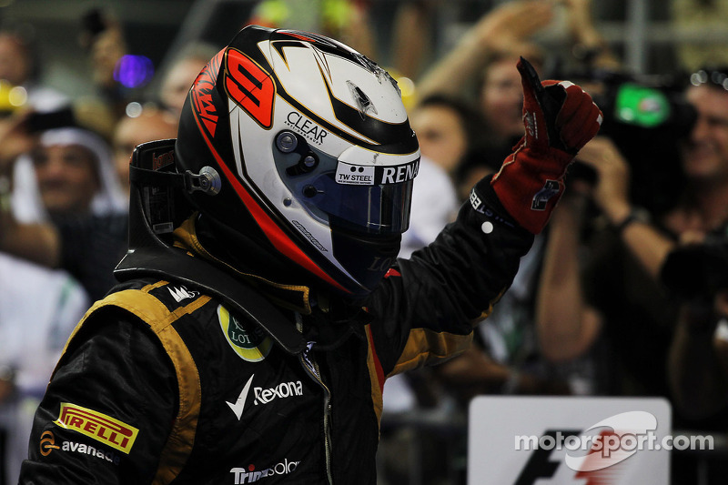 Переможець гонки Кімі Райкконен, Lotus F1 Team