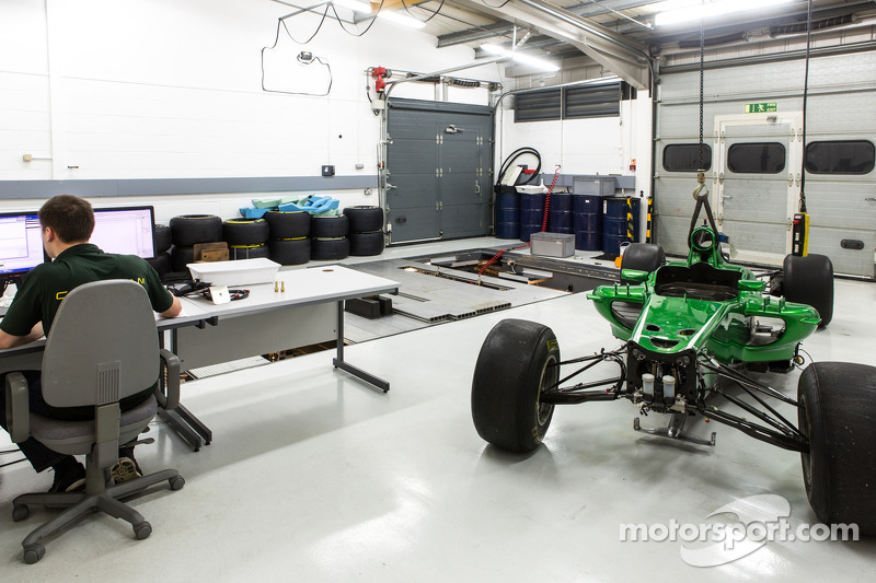Tour of Caterham F1 Team's Leafield factory at Tour of Caterham F1 Team