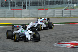 Felipe Massa, Williams FW36; Valtteri Bottas, Williams FW36