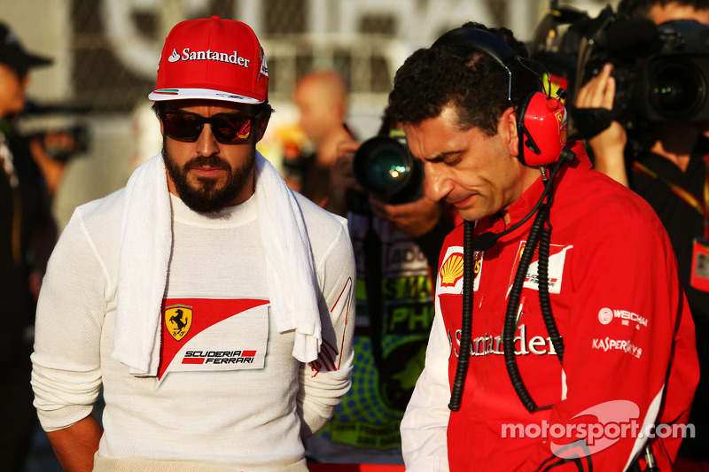 Fernando Alonso, Ferrari, Andrea Stella, Ferrari versenymérnök