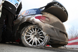 Sébastien Loeb and Daniel Elena, Citroën DS3 WRC, Citroën Total Abu Dhabi World Rally Team in diffic
