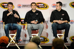 Dakoda Armstrong, Aric Almirola, Sam Hornish Jr.