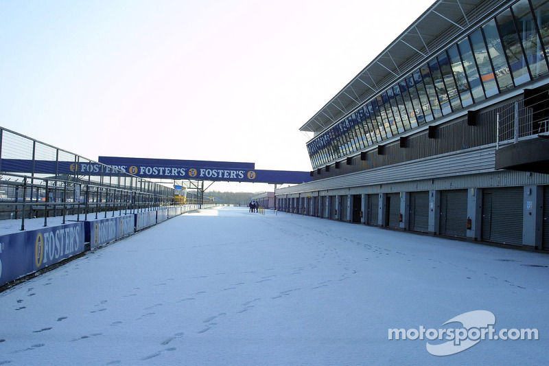 Neve em Silverstone
