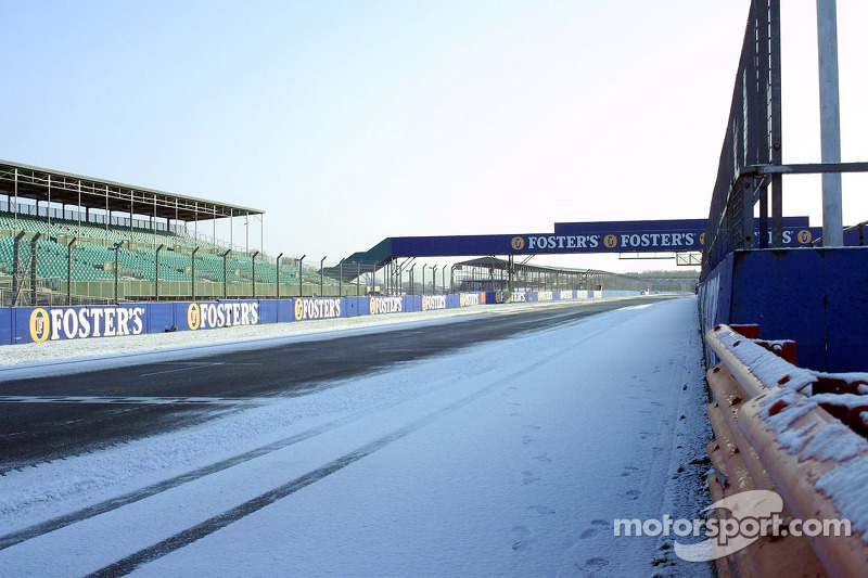 Neve em Silverstone