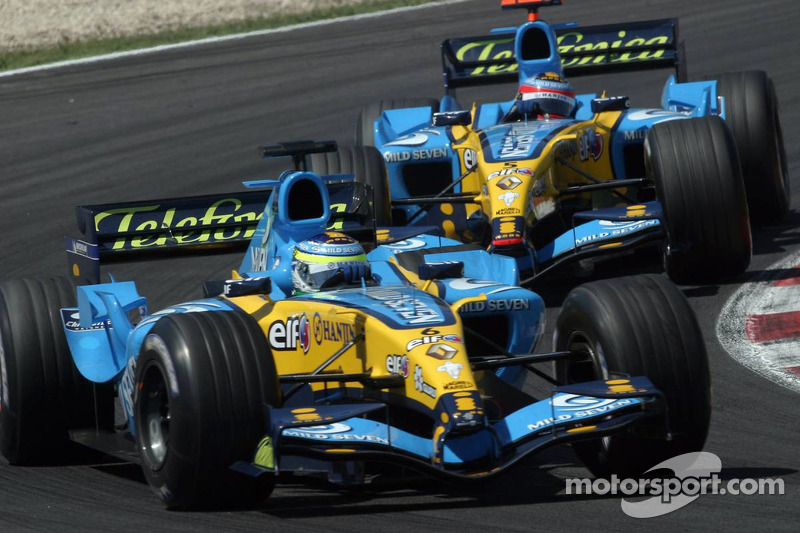 Джанкарло Фізікелла та Фернандо Алонсо, Renault R25