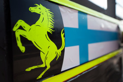 Boxentafel für Kimi Räikkönen, Ferrari