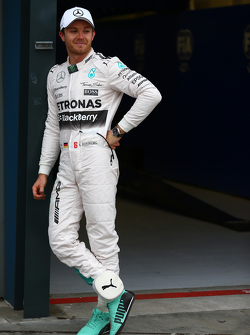 Segundo lugar, Nico Rosberg, Mercedes AMG F1