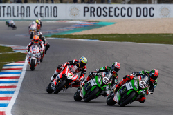 Tom Sykes, Kawasaki, Jonathan Rea, Kawasaki, Chaz Davies, Ducati Team